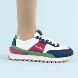 Benetton Kadın Sneaker Lacivert - Fuşya