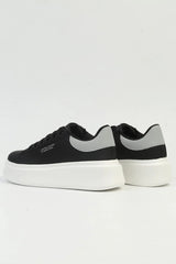 Benetton Kadın Sneaker Siyah - Beyaz