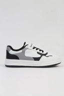 Benetton Desenli Cırtcırtlı Çocuk Sneakers Beyaz - Siyah