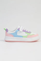 Benetton Çocuk Sneakers Beyaz - Pudra