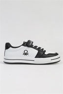 Benetton Çocuk Sneakers Beyaz - Siyah