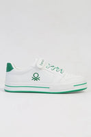 Benetton Çocuk Sneakers Beyaz - Yeşil