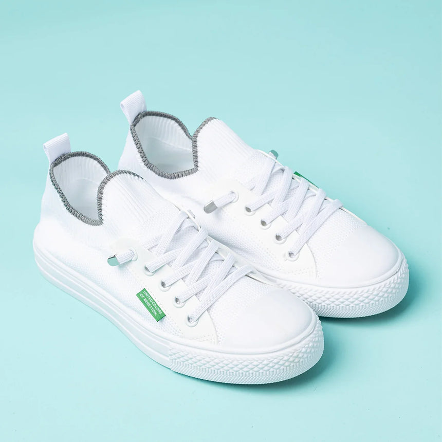 Benetton Kadın Sneakers Beyaz