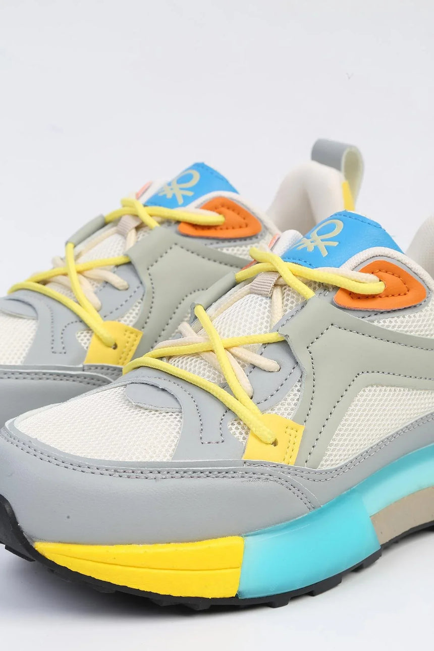 Benetton Kadın Sneakers Bej