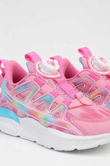 Benetton Ayarlanabilir Bağcıklı Çocuk Sneakers Pembe