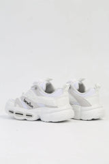 Benetton Taban Detaylı Çocuk Sneakers Beyaz