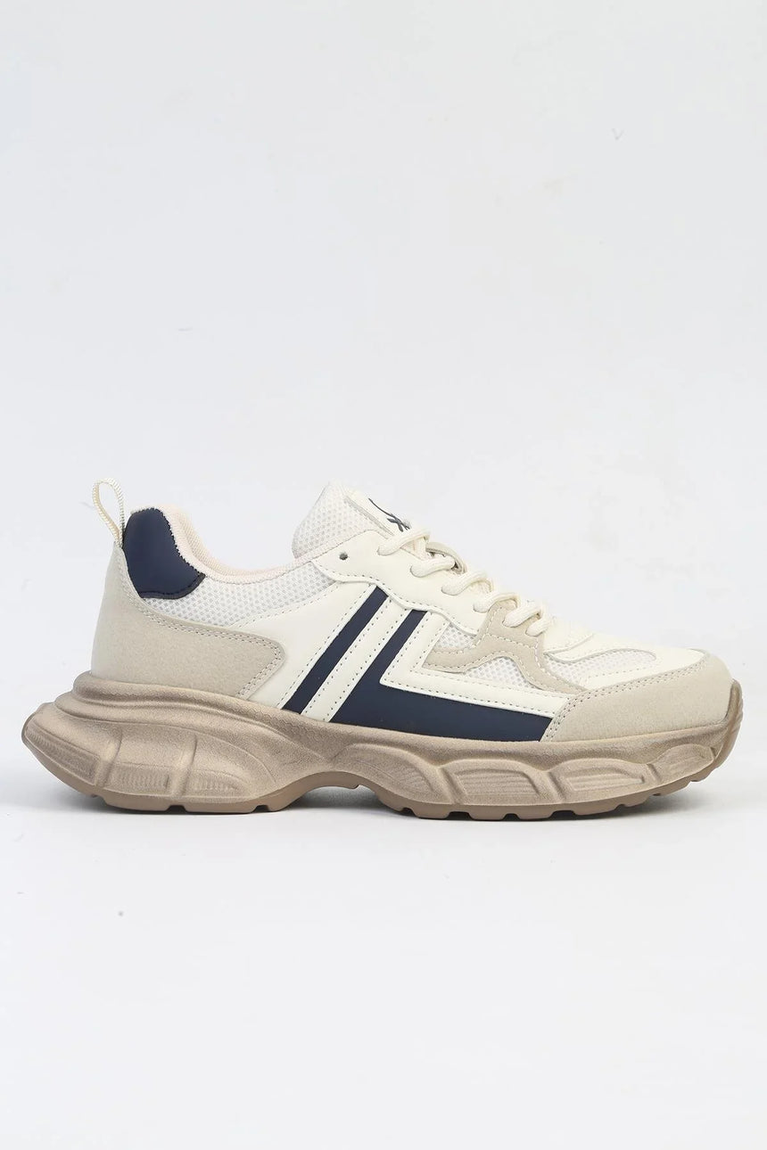 Benetton Kadın Sneakers Bej