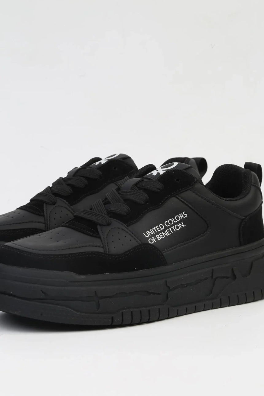 Benetton Kadın Sneakers Siyah