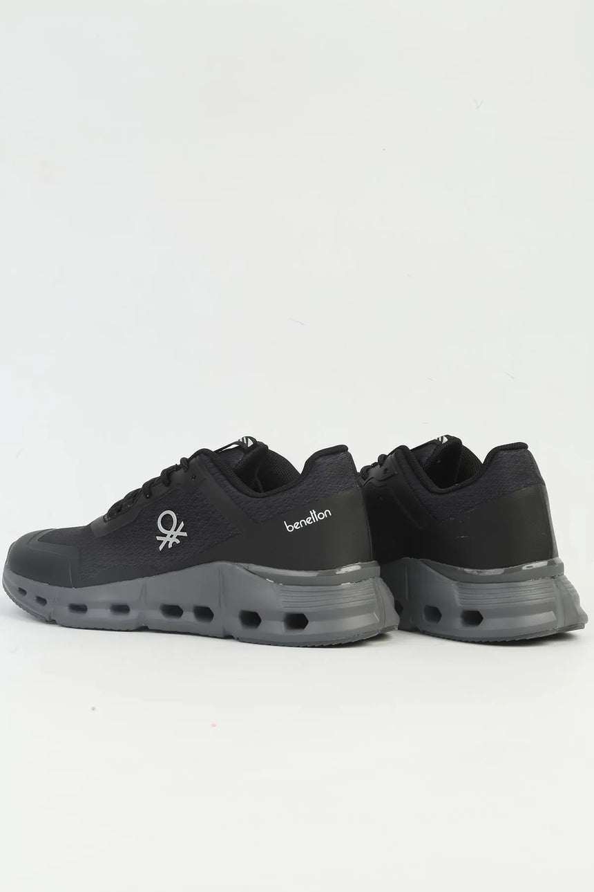 Benetton Logolu Sneaker Siyah
