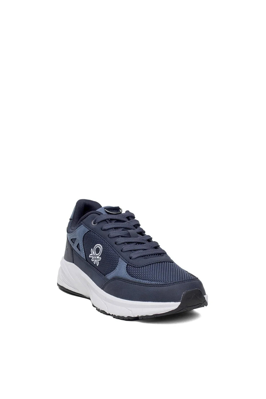 Benetton Logolu Sneaker Lacivert