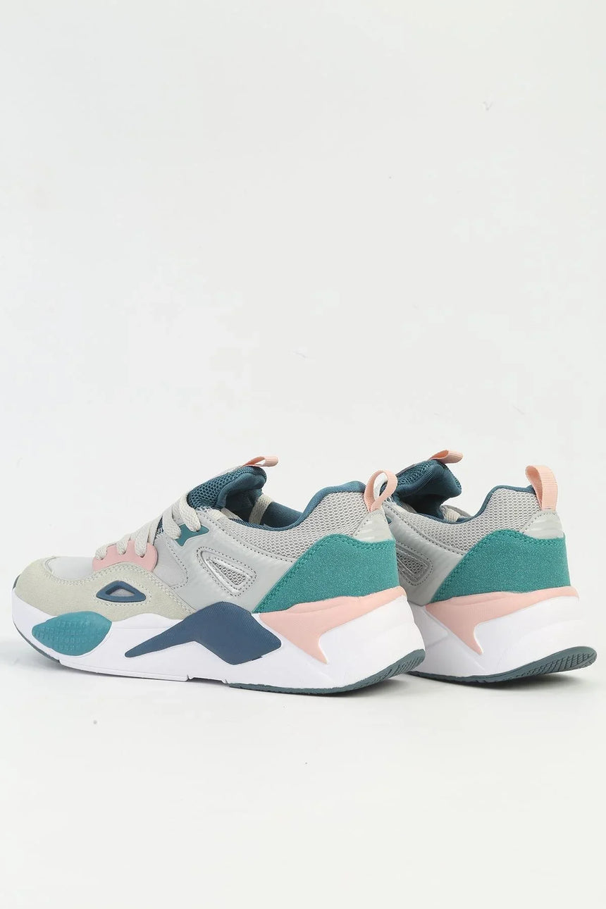 Benetton Logolu Sneaker Pudra