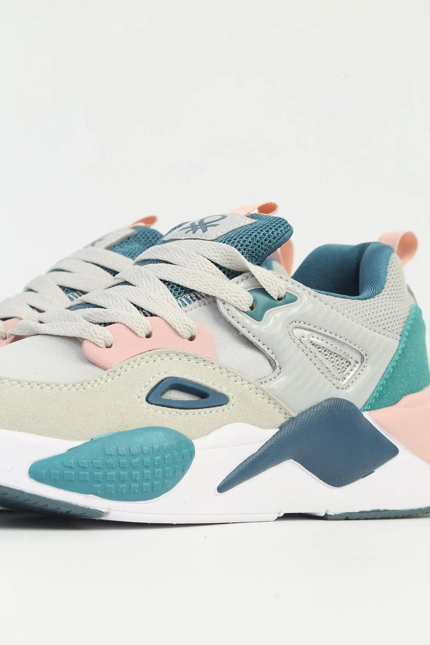 Benetton Logolu Sneaker Pudra