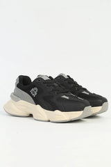 Benetton Logo Detaylı Bağcıklı Sneaker Siyah