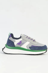 Benetton Logo Detaylı Bağcıklı Sneaker Gri