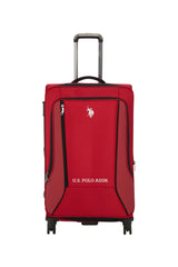 Us Polo Assn Orta Boy Kumaş Valiz Kırmızı
