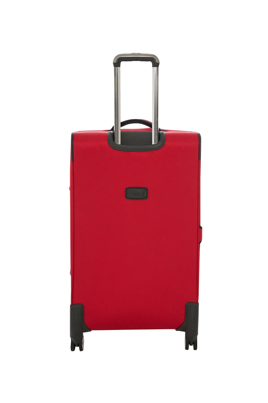 Us Polo Assn Orta Boy Kumaş Valiz Kırmızı