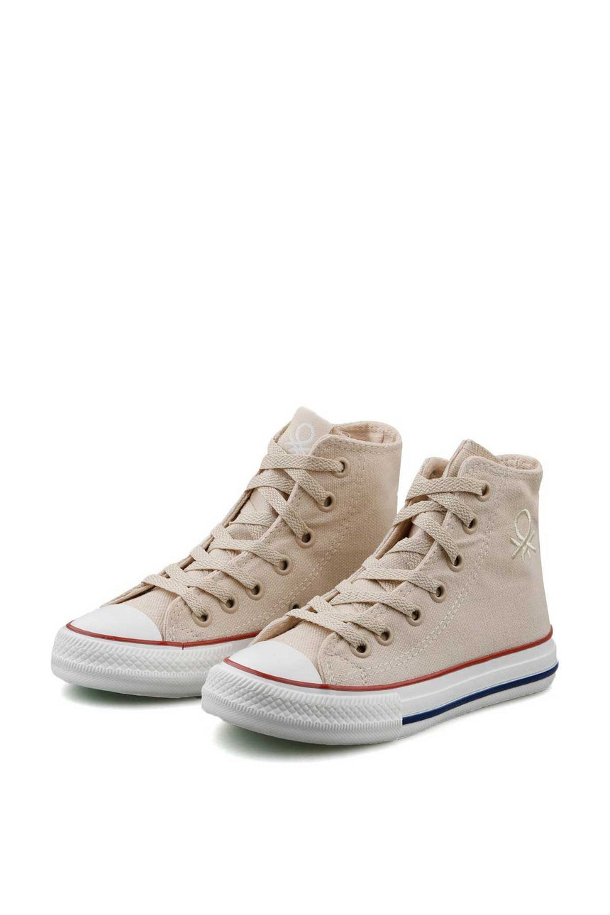 Benetton Filet Çocuk Spor Ayakkabı Bej