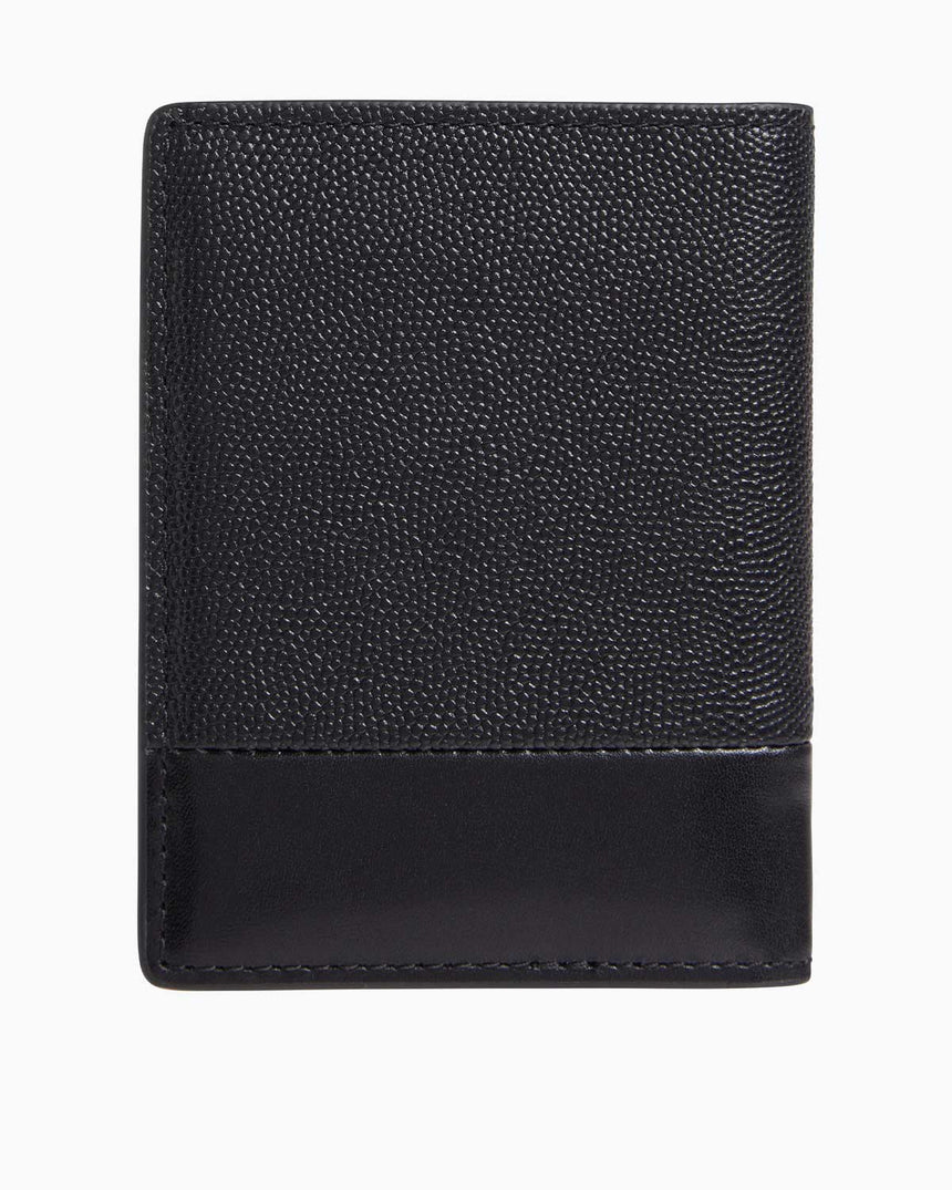 Calvin Klein Must Bifold Pouch Cüzdan Black Caviar Grain/Smooth