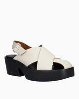 Camper Billie Topuklu Sandalet Beyaz