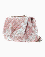 Guess Rianne Quilt Çapraz Askılı Çanta Pink