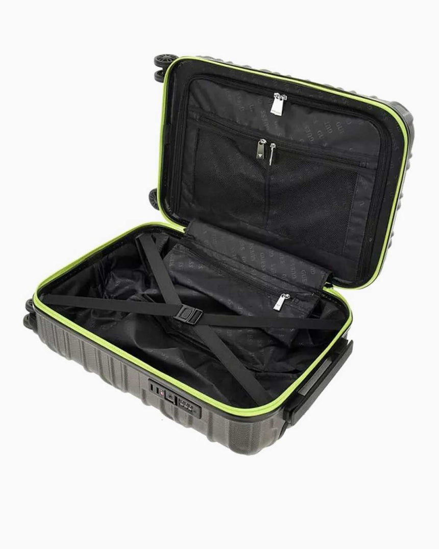 Guess Le Disko 18 In 8-Whe Travel Kabin Boy Valiz Gunmetal