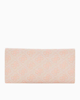 Guess Noreen Card Holder Monogram Cüzdan Dusty Rose Logo