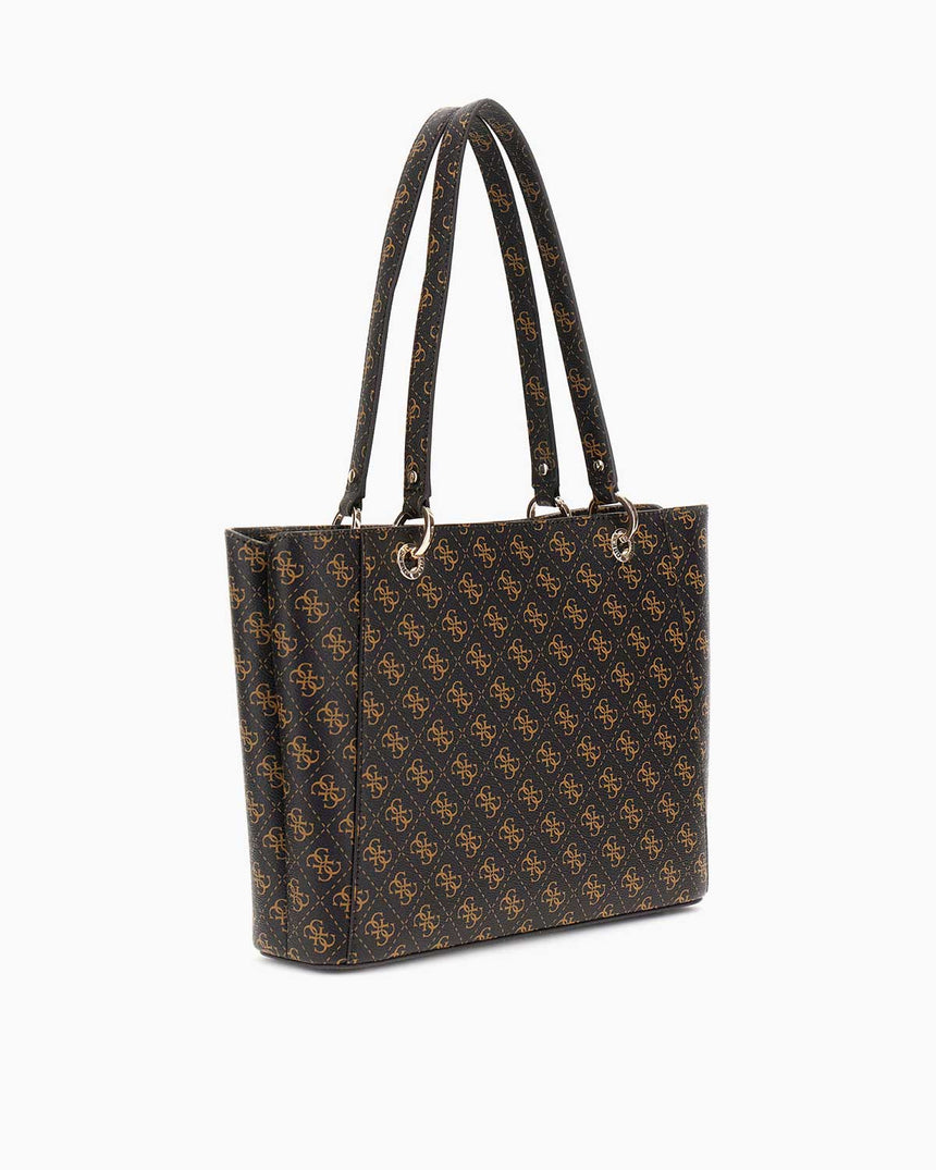 Guess Cruise Noelle II Tote Kadın El Çantası Brown Logo
