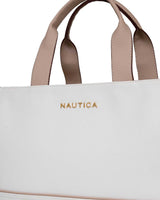 Nautica Logolu El Çantası Beyaz