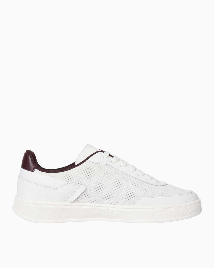 Tommy Hilfiger Heritage Logolu Sneaker White/Burgundy Velvet