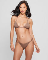 Guess String Brief Bottoms Bikini Altı Cognac Glass