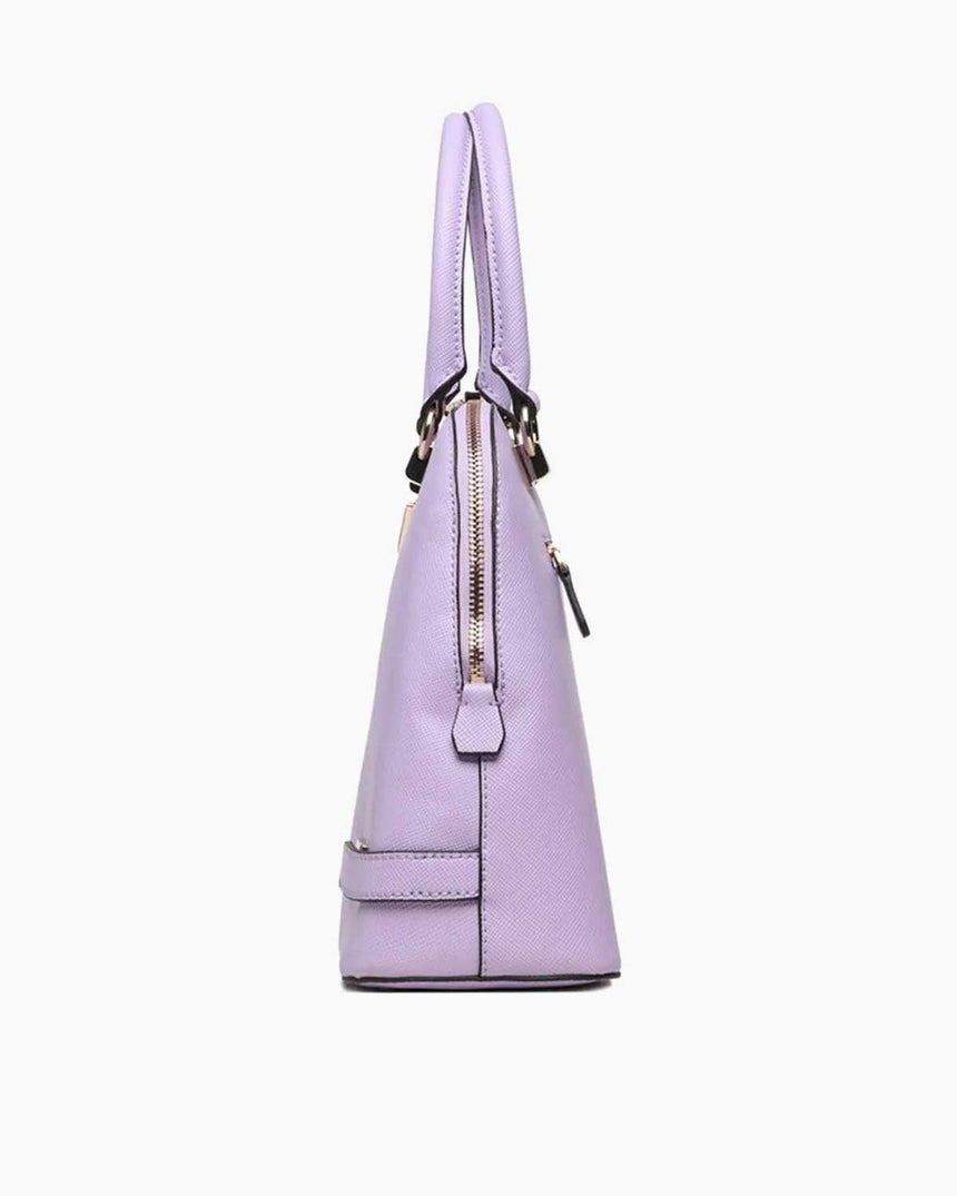 Guess Matilde Dome Satchel Kadın El Çantası Lavender