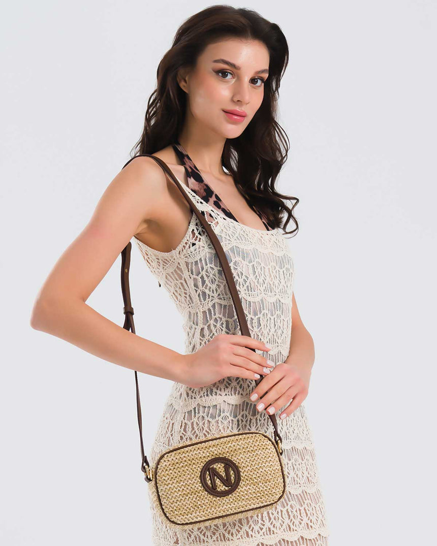 Nautica Omuz Çantası Bej - Açık Kahve