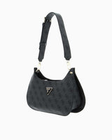 Guess Meridian Mini Bag El Çantası Coal Logo