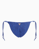 Guess String Brief İpli Bikini Altı Blue Denim Aop