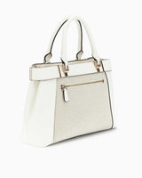 Guess Anadela Satchel El Çantası Natural/Off White