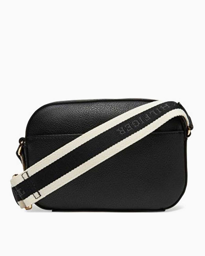Tommy Hilfiger Logo Bantlo Kadın Kamera Çantası Black