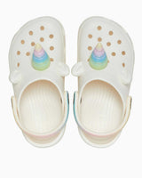 Crocs Classic Rainbow Unicorn Terlik Chalk