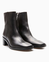 Calvin Klein Eden Fermuarlı Deri Kadın Bot Bordeaux