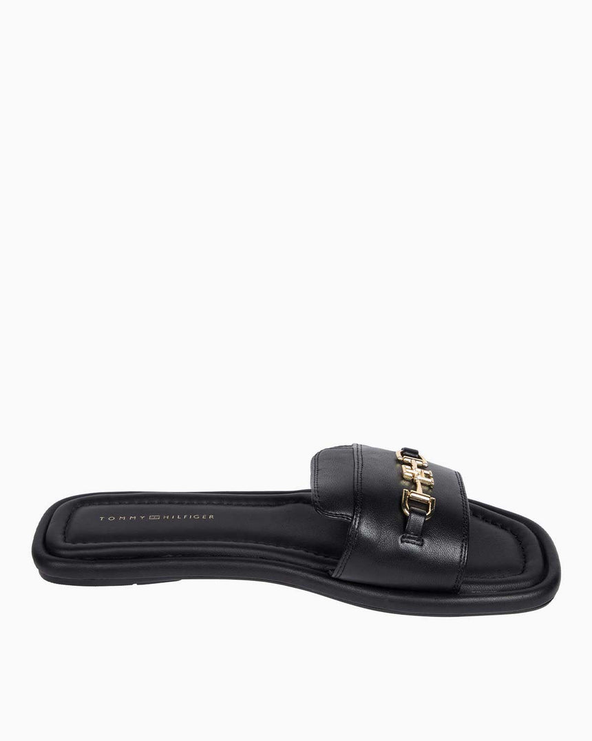 Tommy Hilfiger Horsebit Flat Terlik Black