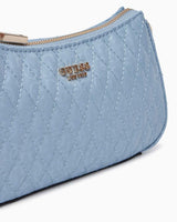 Guess Betula Zincir Detaylı Parlak Mini Çapraz Askılı Çanta Stormy Blue