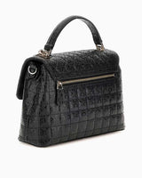 Guess Yarmilla Top Handle Logolu El Çantası Black