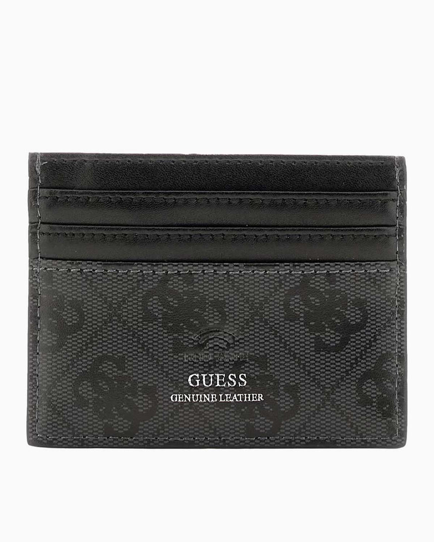 Guess Mito Monogram Card Case Kartlık Black