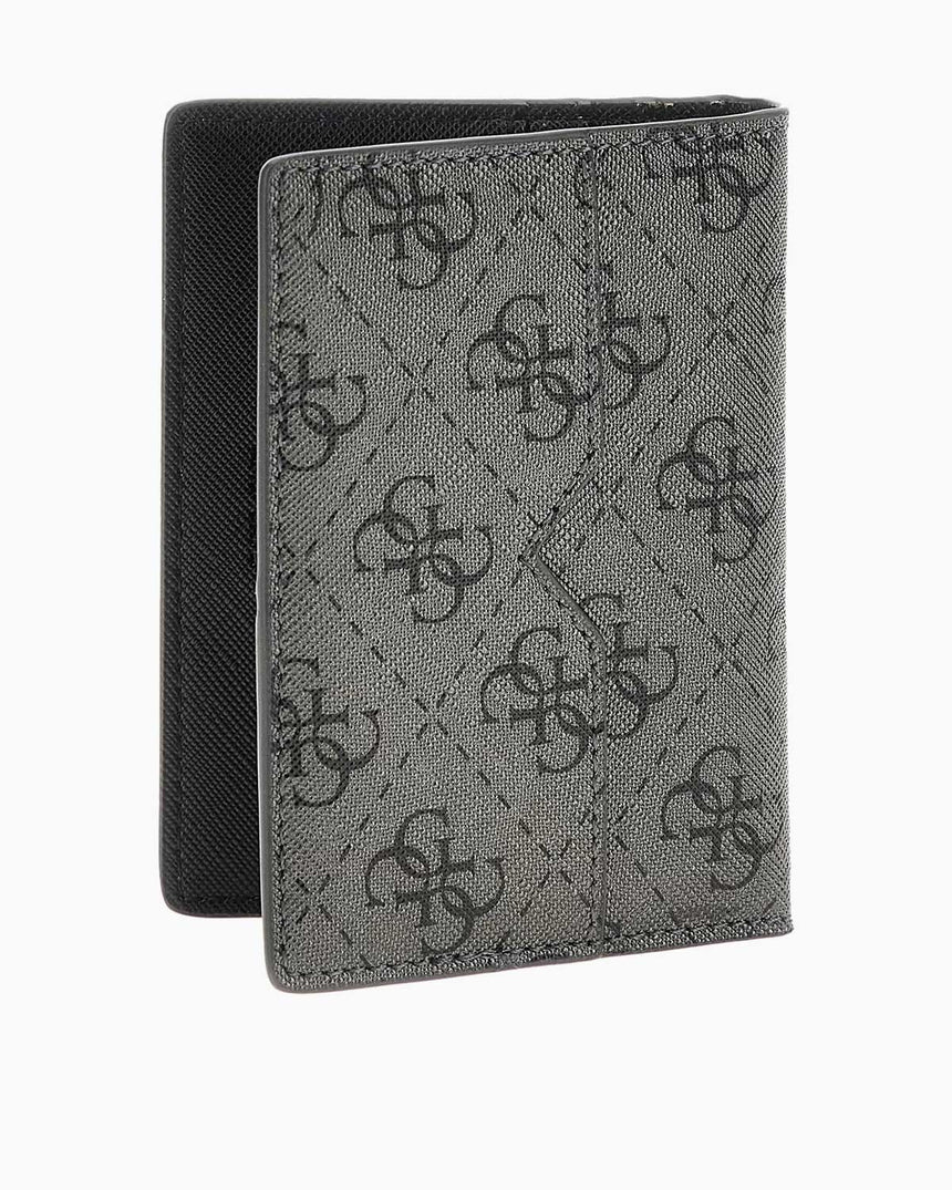 Guess Milano Card Holder Logolu Kartlık Gunmetal
