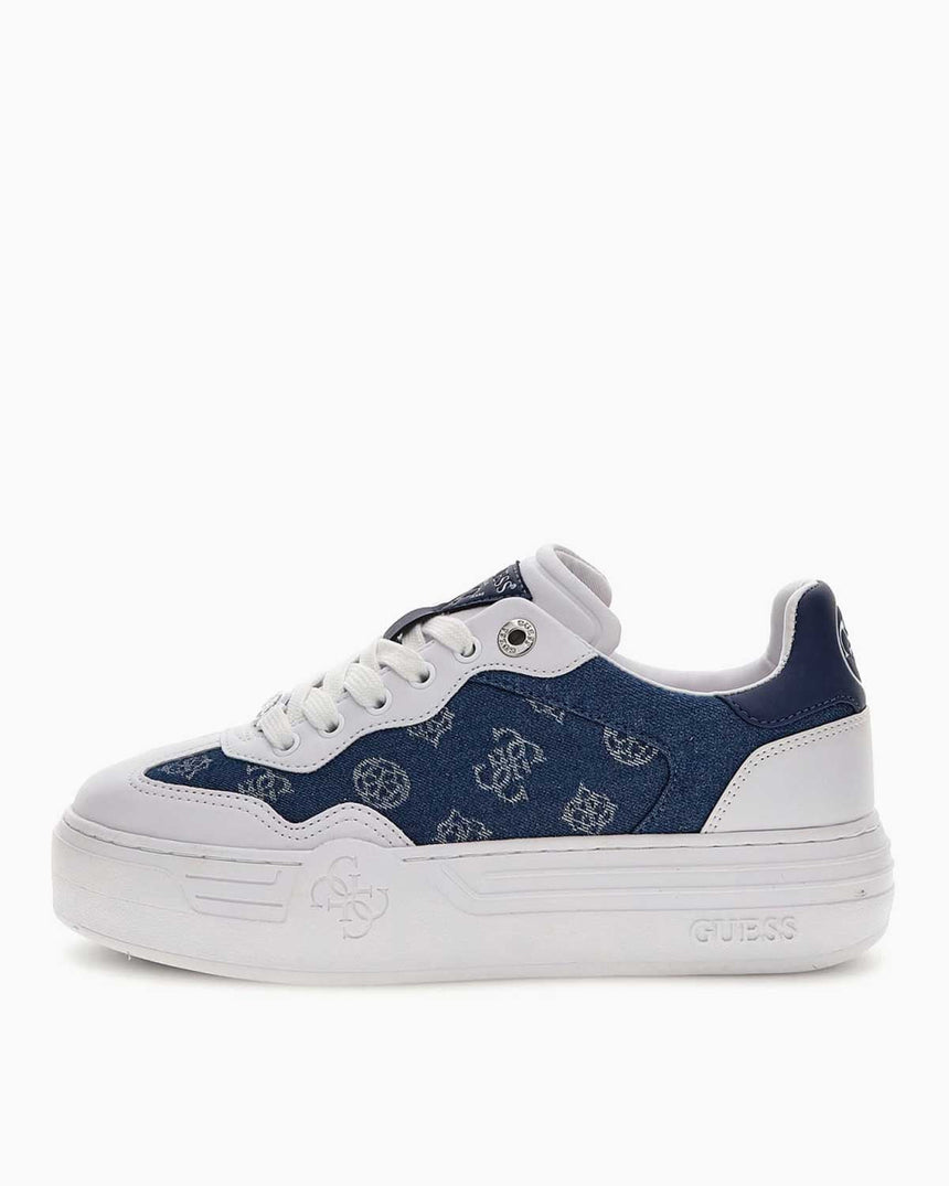 Guess Swole2 Denim Logolu Sneaker Blue