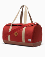 Herschel Heritage Duffle Spor Çantası Red Ochre/Saddle Brwn/Wht Stch
