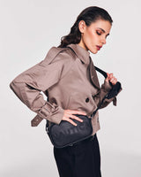 Nautica Mini Cüzdan Detaylı Çapraz Askılı Çanta Siyah