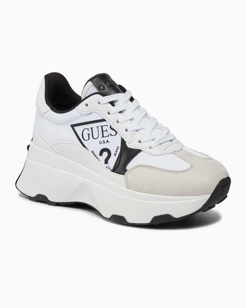 Guess Calebb4 Kalın Topuklu Sneaker White Blue