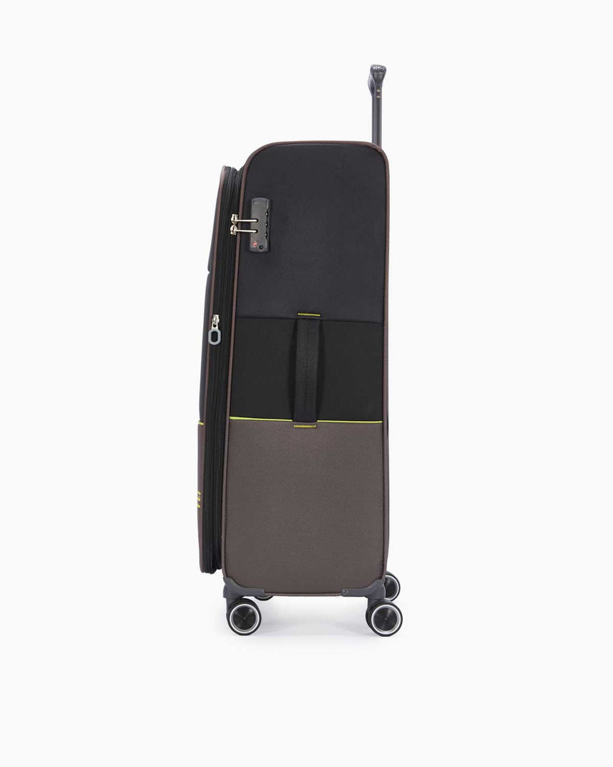 Pierre Cardin Büyük Boy Kumaş Valiz Siyah