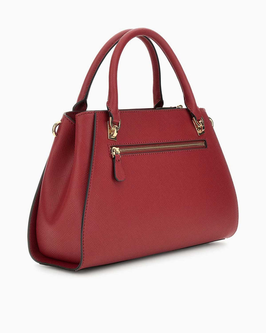 Guess Bramina Noelle II Luxury Kadın El Çantası Garnet