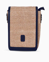 Gap Hasır Kumaş Çapraz Askılı Çanta Hasır - Lacivert